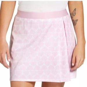NEW LADY HAGEN PORT SIDE PLEAT SKORT PINK SEASHELLS SIZE: M